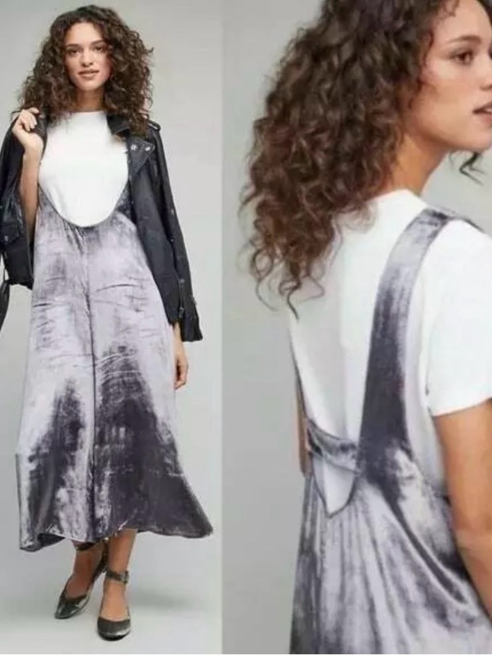 Maeve Anthropologie Crushed Velvet Cropped Jumpsuit